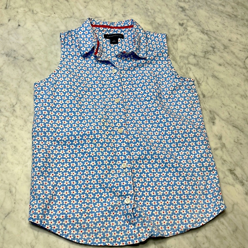 Land’s End sleeveless blouse